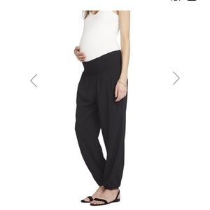 Hatch maternity black beach pant
